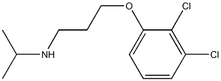 [3-(2,3-dichlorophenoxy)propyl](propan-2-yl)amine Struktur