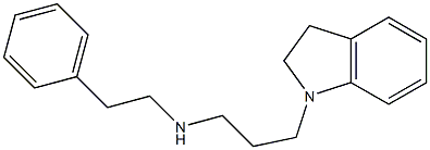 [3-(2,3-dihydro-1H-indol-1-yl)propyl](2-phenylethyl)amine Struktur