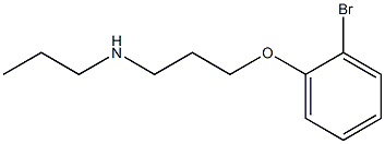 [3-(2-bromophenoxy)propyl](propyl)amine Struktur