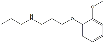 [3-(2-methoxyphenoxy)propyl](propyl)amine Struktur