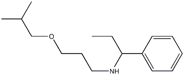 [3-(2-methylpropoxy)propyl](1-phenylpropyl)amine Struktur