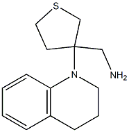 [3-(3,4-dihydroquinolin-1(2H)-yl)tetrahydrothien-3-yl]methylamine Struktur