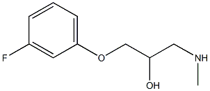 [3-(3-fluorophenoxy)-2-hydroxypropyl](methyl)amine Struktur