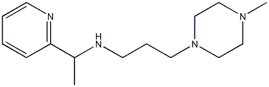 [3-(4-methylpiperazin-1-yl)propyl][1-(pyridin-2-yl)ethyl]amine Struktur