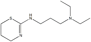 [3-(5,6-dihydro-4H-1,3-thiazin-2-ylamino)propyl]diethylamine Struktur