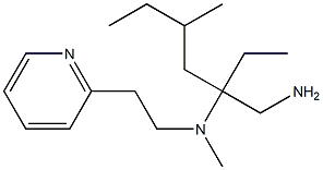 [3-(aminomethyl)-5-methylheptan-3-yl](methyl)[2-(pyridin-2-yl)ethyl]amine Struktur