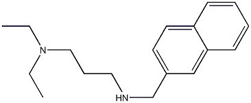 [3-(diethylamino)propyl](naphthalen-2-ylmethyl)amine Struktur