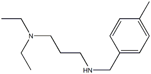 [3-(diethylamino)propyl][(4-methylphenyl)methyl]amine Struktur