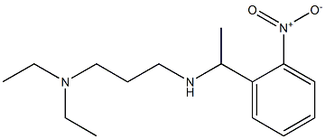 [3-(diethylamino)propyl][1-(2-nitrophenyl)ethyl]amine Struktur