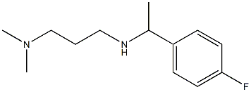 [3-(dimethylamino)propyl][1-(4-fluorophenyl)ethyl]amine Struktur