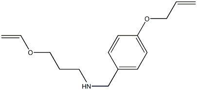 [3-(ethenyloxy)propyl]({[4-(prop-2-en-1-yloxy)phenyl]methyl})amine Struktur