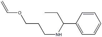 [3-(ethenyloxy)propyl](1-phenylpropyl)amine Struktur