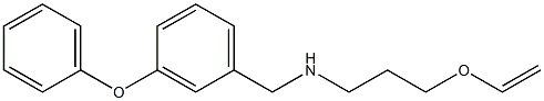 [3-(ethenyloxy)propyl][(3-phenoxyphenyl)methyl]amine Struktur