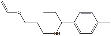 [3-(ethenyloxy)propyl][1-(4-methylphenyl)propyl]amine Struktur