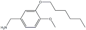 [3-(hexyloxy)-4-methoxyphenyl]methanamine Struktur