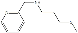 [3-(methylsulfanyl)propyl](pyridin-2-ylmethyl)amine Struktur