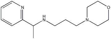 [3-(morpholin-4-yl)propyl][1-(pyridin-2-yl)ethyl]amine Struktur