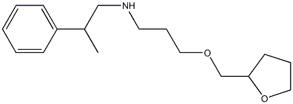 [3-(oxolan-2-ylmethoxy)propyl](2-phenylpropyl)amine Struktur