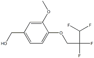 [3-methoxy-4-(2,2,3,3-tetrafluoropropoxy)phenyl]methanol Struktur