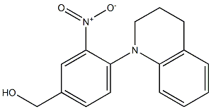 [3-nitro-4-(1,2,3,4-tetrahydroquinolin-1-yl)phenyl]methanol Struktur