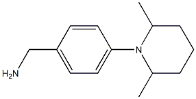 [4-(2,6-dimethylpiperidin-1-yl)phenyl]methanamine Struktur