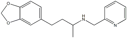 [4-(2H-1,3-benzodioxol-5-yl)butan-2-yl](pyridin-2-ylmethyl)amine Struktur