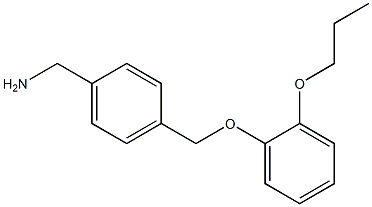 [4-(2-propoxyphenoxymethyl)phenyl]methanamine Struktur