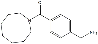 [4-(azocan-1-ylcarbonyl)phenyl]methanamine Struktur