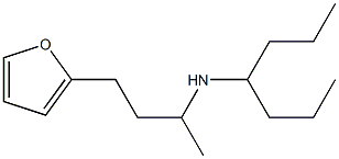 [4-(furan-2-yl)butan-2-yl](heptan-4-yl)amine Struktur