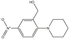 [5-nitro-2-(piperidin-1-yl)phenyl]methanol Struktur