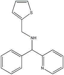 [phenyl(pyridin-2-yl)methyl](thiophen-2-ylmethyl)amine Struktur