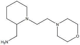 {1-[2-(morpholin-4-yl)ethyl]piperidin-2-yl}methanamine Struktur