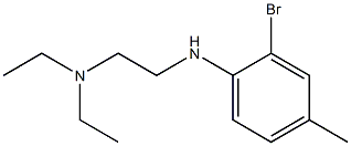 {2-[(2-bromo-4-methylphenyl)amino]ethyl}diethylamine Struktur