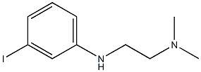 {2-[(3-iodophenyl)amino]ethyl}dimethylamine Struktur