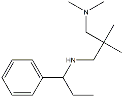 {2-[(dimethylamino)methyl]-2-methylpropyl}(1-phenylpropyl)amine Struktur