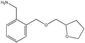 {2-[(oxolan-2-ylmethoxy)methyl]phenyl}methanamine Struktur