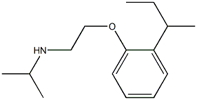 {2-[2-(butan-2-yl)phenoxy]ethyl}(propan-2-yl)amine Struktur