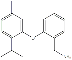 {2-[5-methyl-2-(propan-2-yl)phenoxy]phenyl}methanamine Struktur