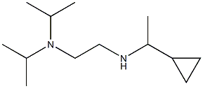 {2-[bis(propan-2-yl)amino]ethyl}(1-cyclopropylethyl)amine Struktur