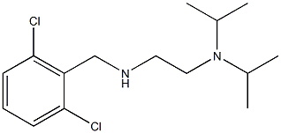 {2-[bis(propan-2-yl)amino]ethyl}[(2,6-dichlorophenyl)methyl]amine Struktur