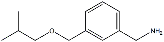 {3-[(2-methylpropoxy)methyl]phenyl}methanamine Struktur