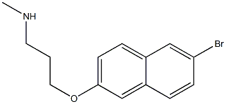 {3-[(6-bromonaphthalen-2-yl)oxy]propyl}(methyl)amine Struktur