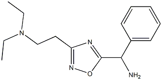 {3-[2-(diethylamino)ethyl]-1,2,4-oxadiazol-5-yl}(phenyl)methanamine Struktur