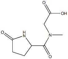 {methyl[(5-oxopyrrolidin-2-yl)carbonyl]amino}acetic acid Struktur