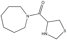 1-(1,3-thiazolidin-4-ylcarbonyl)azepane Struktur