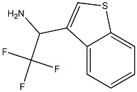 1-(1-benzothiophen-3-yl)-2,2,2-trifluoroethan-1-amine Struktur