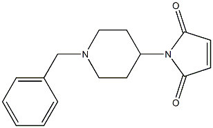 1-(1-benzylpiperidin-4-yl)-2,5-dihydro-1H-pyrrole-2,5-dione Struktur