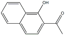 1-(1-hydroxynaphthalen-2-yl)ethan-1-one Struktur