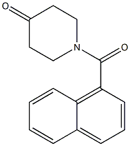 1-(1-naphthoyl)piperidin-4-one Struktur