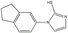 1-(2,3-dihydro-1H-inden-5-yl)-1H-imidazole-2-thiol Struktur